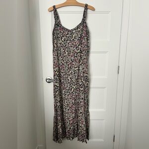 Dynamite Black Floral Maxi Dress